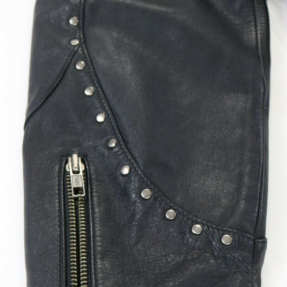 Women's Harley Davidson Black Leather Jacket "Black Star Lake" Size 1W - Picture 6 of 8